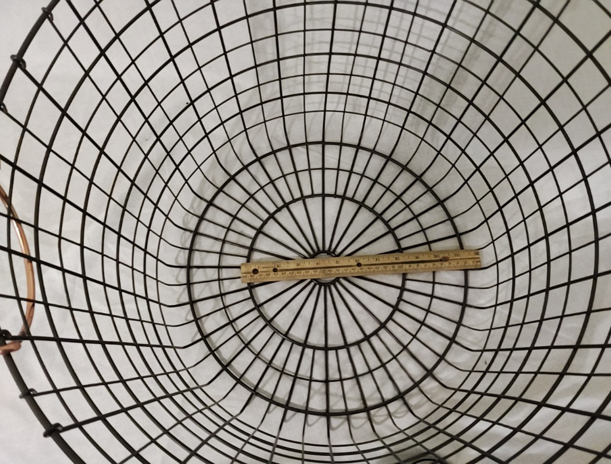 Basket Metal w/ Brass Handles