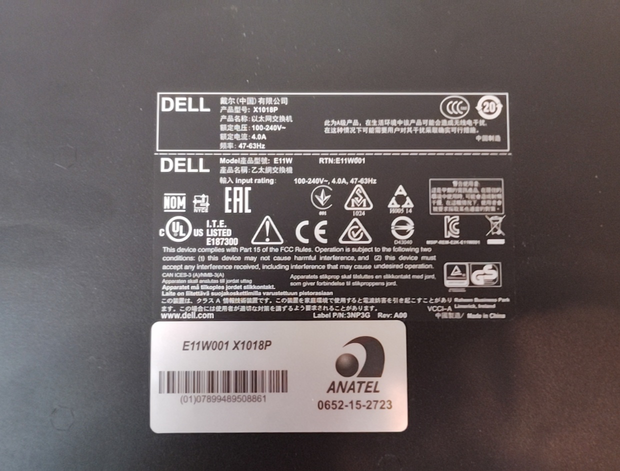 Dell Networking X1018P PoE Gigabit Switch