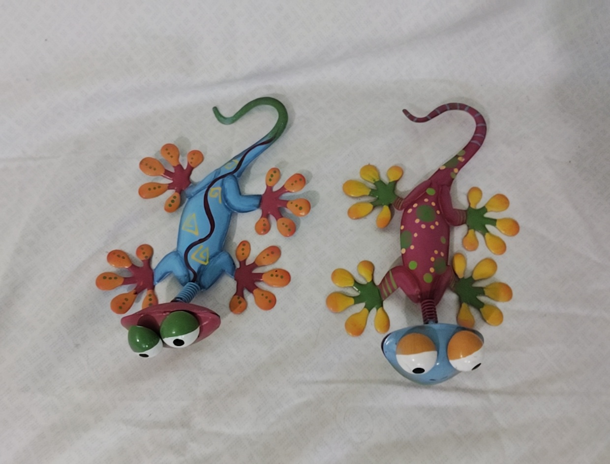 Lizard Metal Decorations