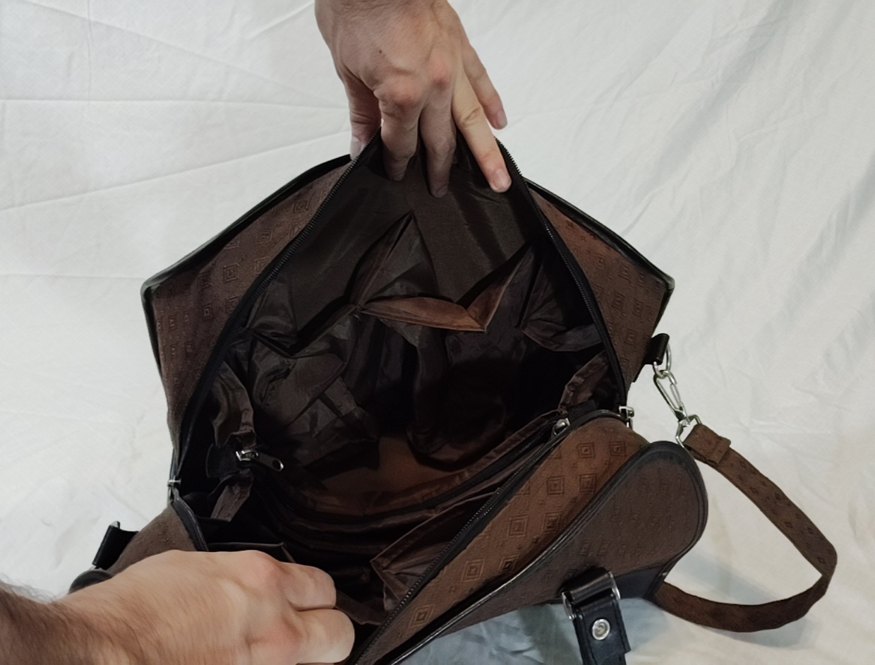 Luggage Bag Brown Medium
