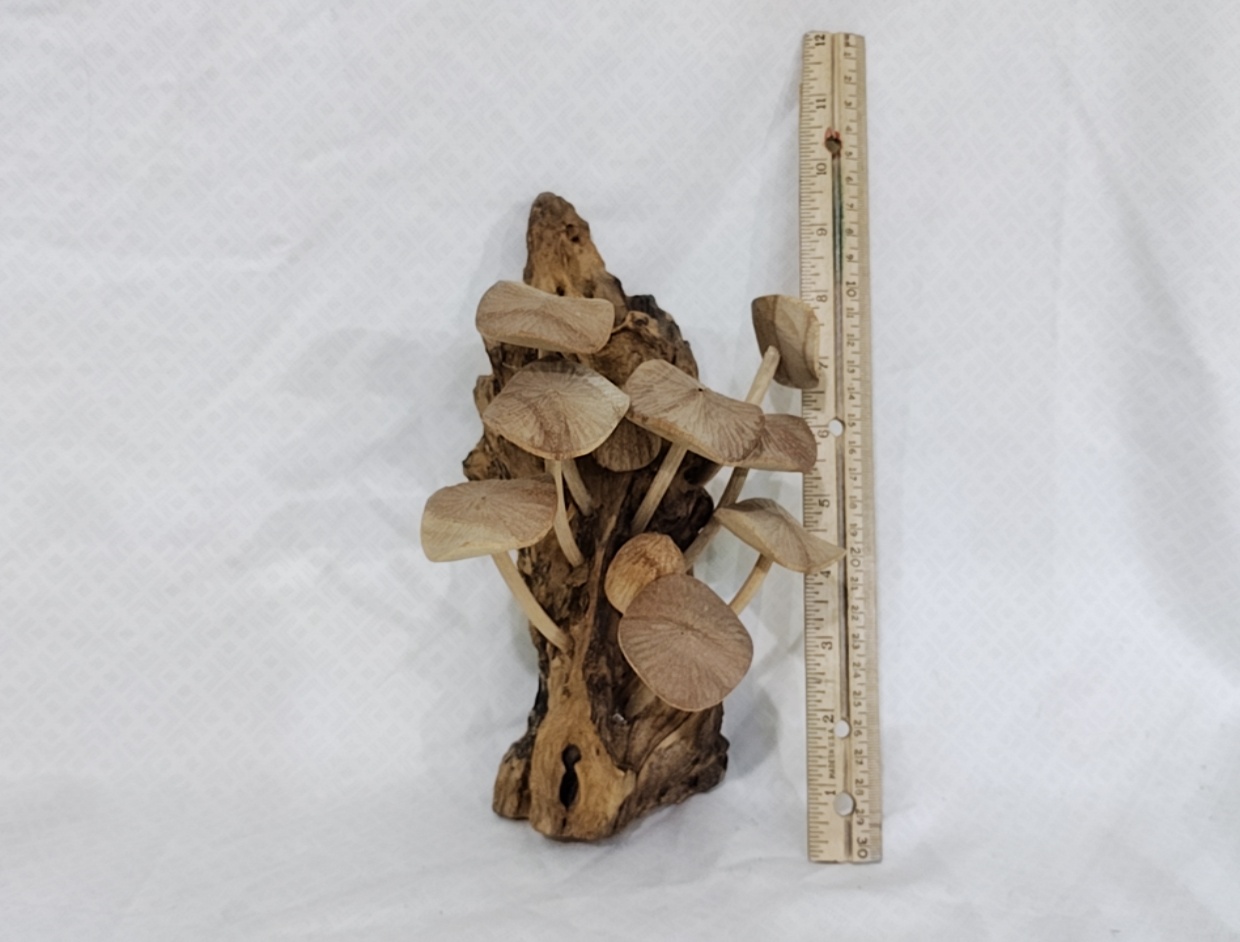 Mushroom Wood Wall Decoration