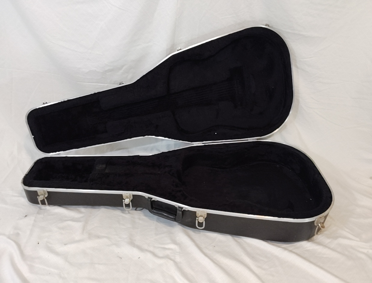 Vintage Hard Case for Guitar with Key